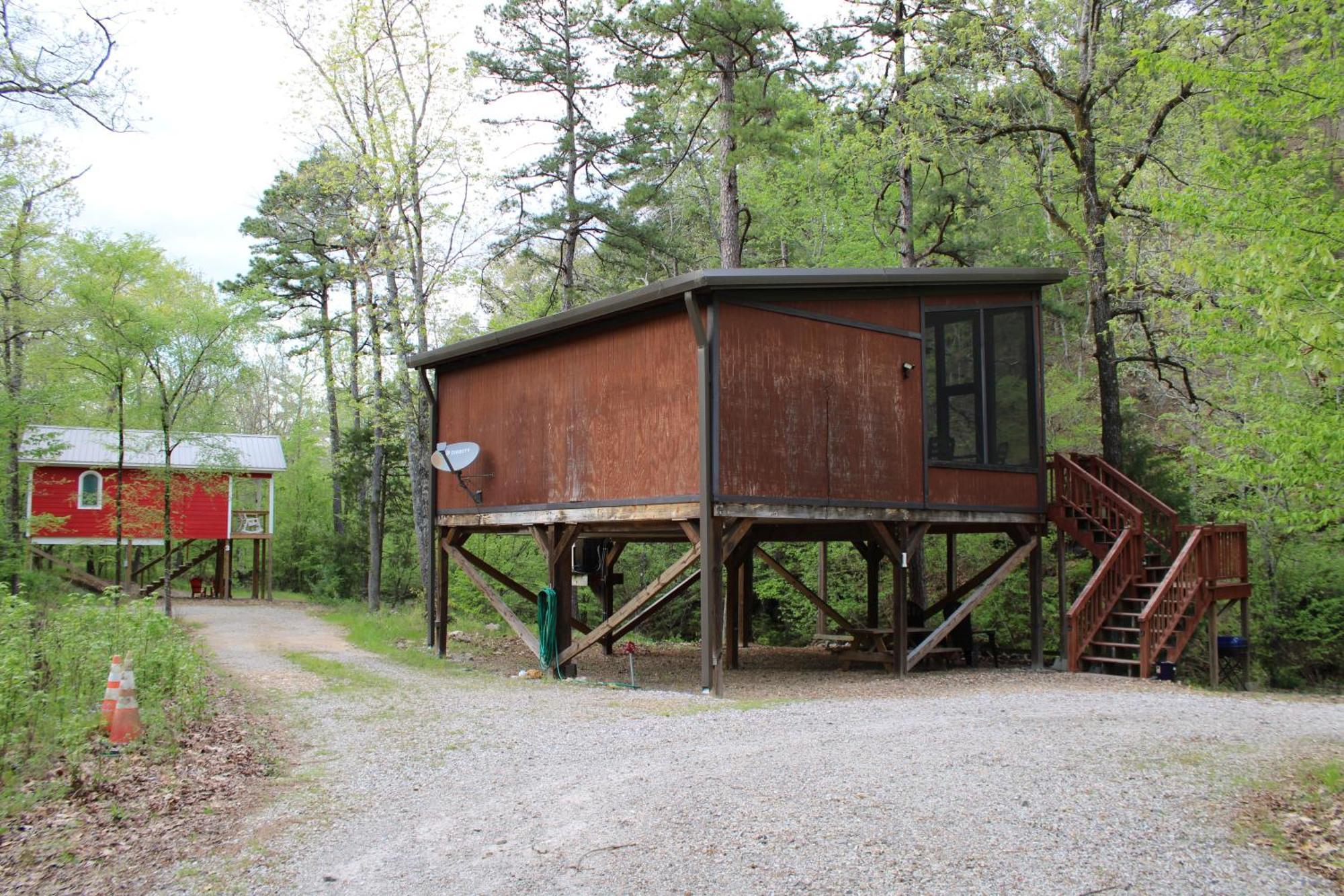 132 Catherine Park #1 Cozy Romantic Cabin On The Creek Villa Hot Springs Exterior photo